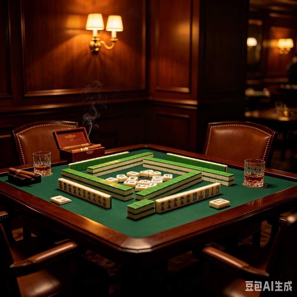 wooden mahjong set