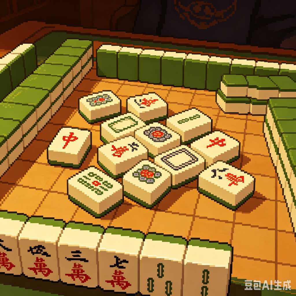 metallic finish mahjong set